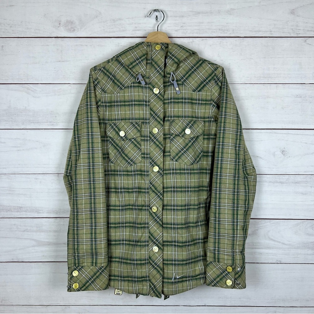 Vintage Nike Snowboarding Plaid Jacket Small